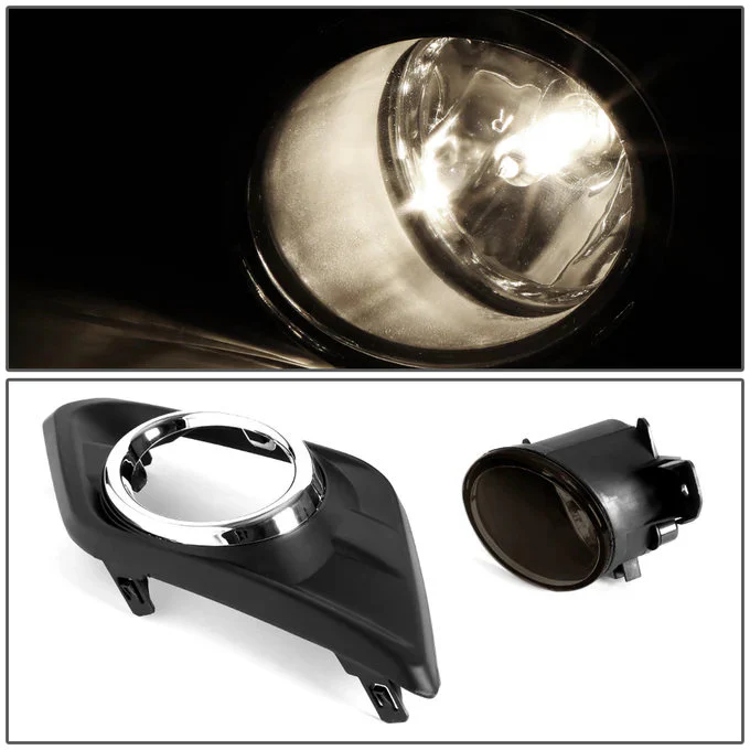 DNA Fog Lights for Nissan Rogue (2014-2016) with Switch and Wiring Harness - Amber / Clear / Smoke Lens FL-ZTL-217 - Image 9