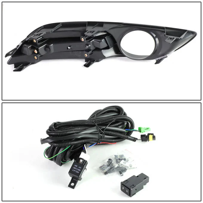 DNA Fog Lights for Nissan Sentra Sedan (2013-2016) with Switch and Wiring Harness - Amber / Clear / Smoke Lens FL-ZTL-213 - Image 10