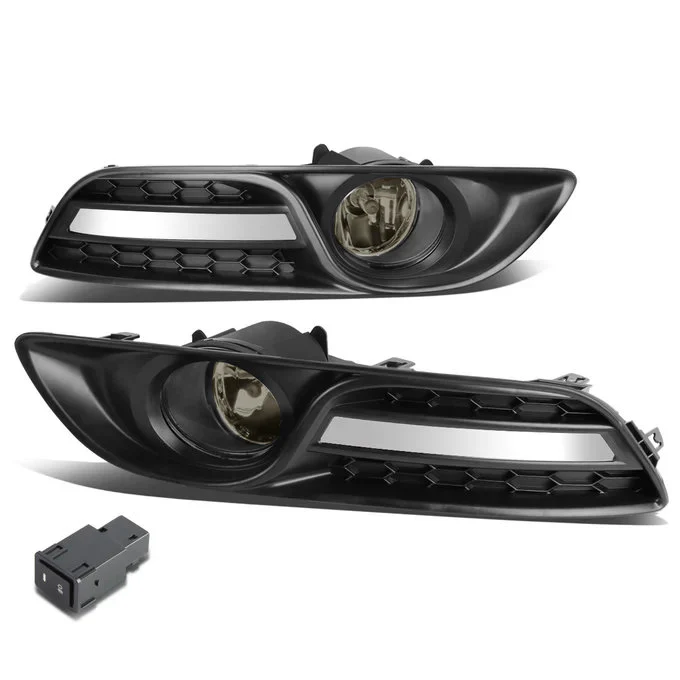 DNA Fog Lights for Nissan Sentra Sedan (2013-2016) with Switch and Wiring Harness - Amber / Clear / Smoke Lens FL-ZTL-213 - Image 3