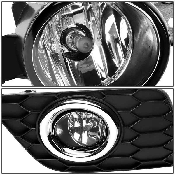 DNA Fog Lights for Nissan Sentra (2016-2019) with Switch and Wiring Harness - Clear or Smoke Lens - Image 4