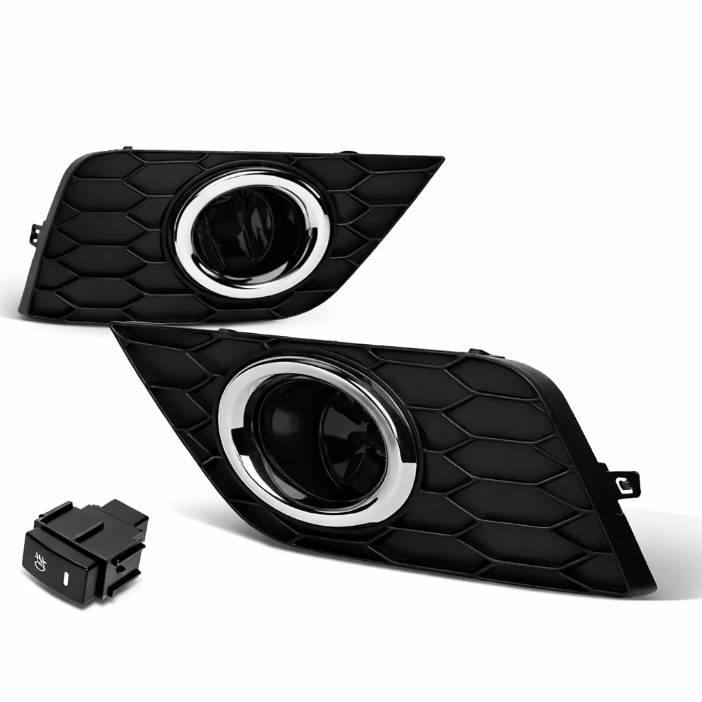 DNA Fog Lights for Nissan Sentra (2016-2019) with Switch and Wiring Harness - Clear or Smoke Lens - Image 5
