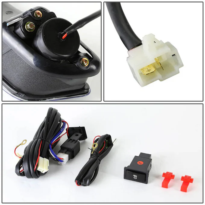 DNA Fog Lights for Scion tC (2005-2010) with Switch and Wiring Harness - Amber or Smoke Lens FL-ZTL-153 - Image 8