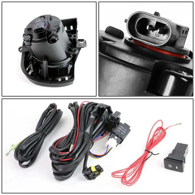 DNA Fog Lights for Scion tC (2014-2016) with Switch and Wiring Harness - Amber / Clear / Smoke Lens FL-ZTL-192 - Image 10