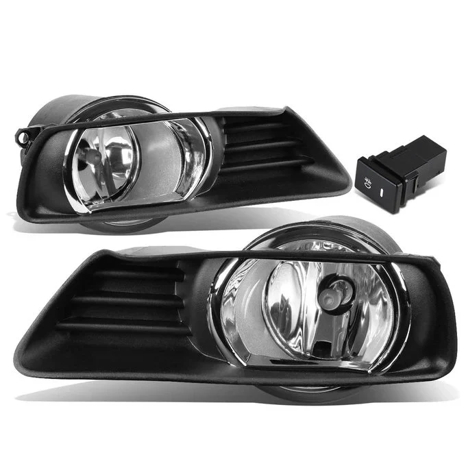 DNA Fog Lights for Toyota Camry (2007-2009) with Switch and Wiring Harness - Amber / Clear / Smoke Lens - Image 3