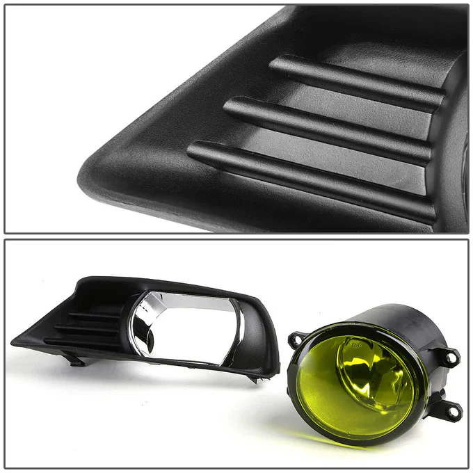 DNA Fog Lights for Toyota Camry (2007-2009) with Switch and Wiring Harness - Amber / Clear / Smoke Lens - Image 5