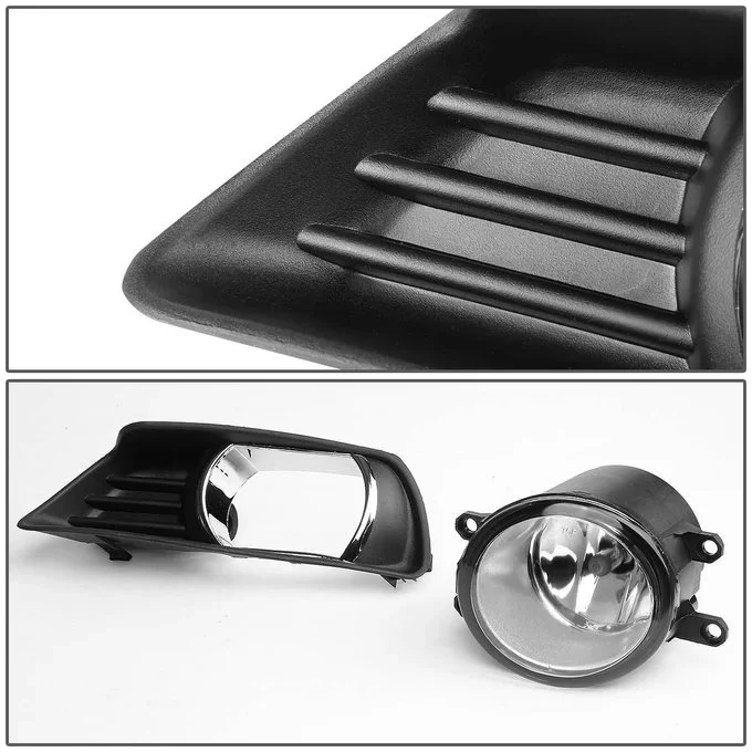 DNA Fog Lights for Toyota Camry (2007-2009) with Switch and Wiring Harness - Amber / Clear / Smoke Lens - Image 7