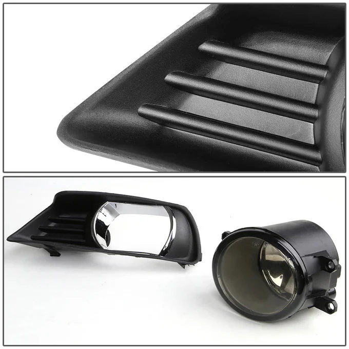 DNA Fog Lights for Toyota Camry (2007-2009) with Switch and Wiring Harness - Amber / Clear / Smoke Lens - Image 9