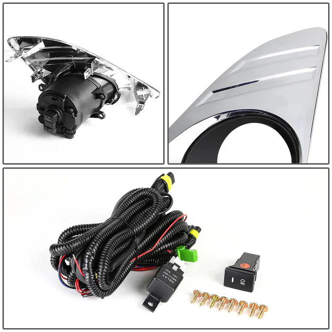 DNA Fog Lights for Toyota Camry XV50 (2012-2014) with Switch and Wiring Harness - Clear or Smoke Lens - Image 7