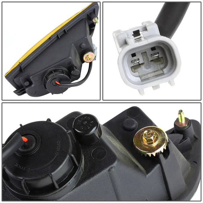 DNA Fog Lights for Toyota Corolla (2001-2002) ZTL Style with Amber / Clear / Smoke Lens - Image 11