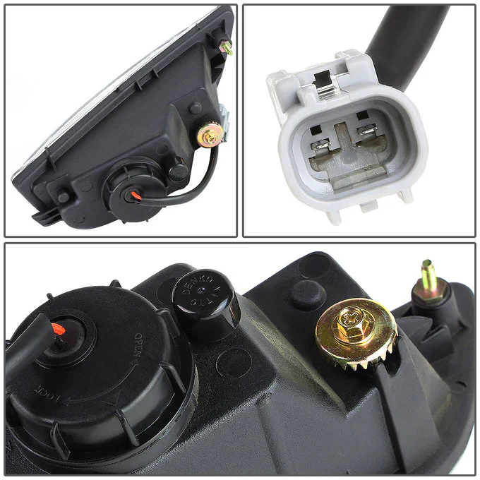 DNA Fog Lights for Toyota Corolla (2001-2002) ZTL Style with Amber / Clear / Smoke Lens - Image 4