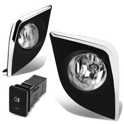 DNA Fog Lights for Toyota Corolla LE (2014-2016) with Switch and Wiring Harness - Clear or Smoke Lens FL-ZTL-170