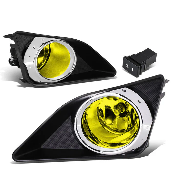 DNA Fog Lights for Toyota Corolla Sedan (2009-2010) with Switch and Wiring Harness - Amber / Clear / Smoke Lens - Image 10