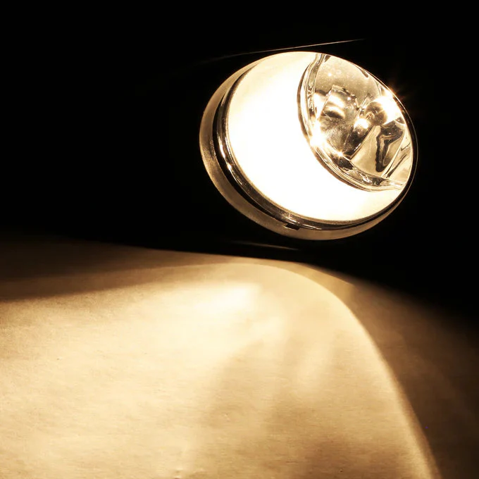 DNA Fog Lights for Toyota Corolla Sedan (2009-2010) with Switch and Wiring Harness - Amber / Clear / Smoke Lens - Image 3