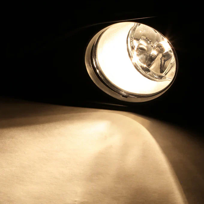 DNA Fog Lights for Toyota Corolla Sedan (2009-2010) with Switch and Wiring Harness - Amber / Clear / Smoke Lens - Image 6