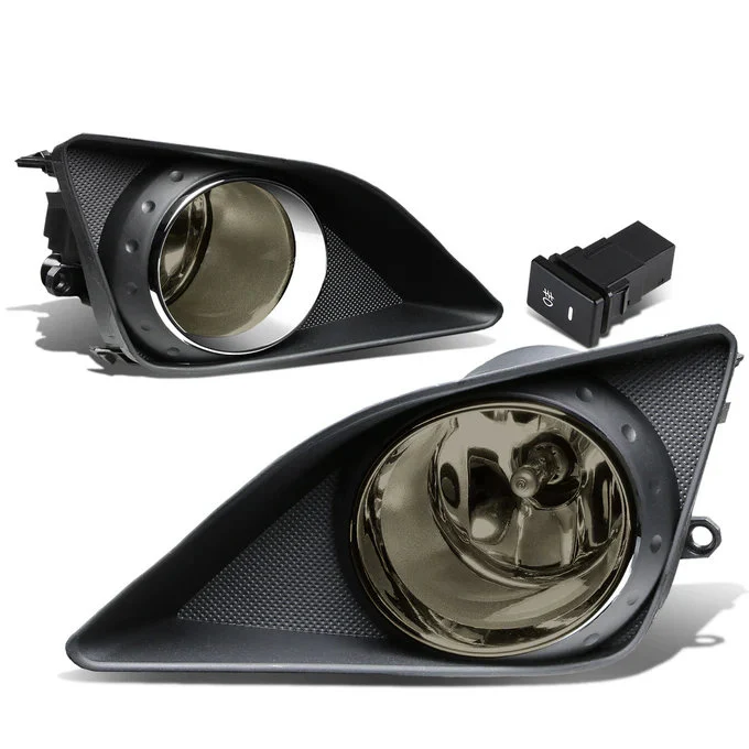 DNA Fog Lights for Toyota Corolla Sedan (2009-2010) with Switch and Wiring Harness - Amber / Clear / Smoke Lens - Image 7