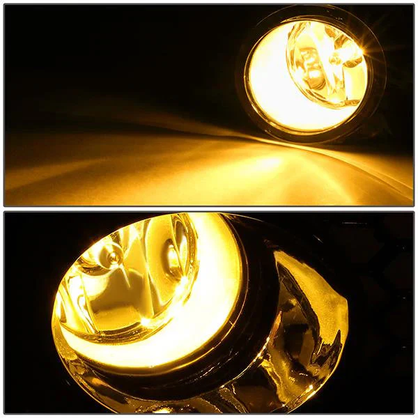 DNA Fog Lights for Toyota iM (2017-2018) Scion iM (2016) with Switch and Wiring Harness - Amber Lens - Image 3