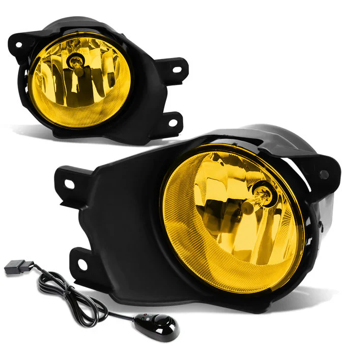 DNA Fog Lights for Toyota Sequoia (2008-2016) with Switch and Wiring Harness - Amber / Clear / Smoke Lens FL-ZTL-815