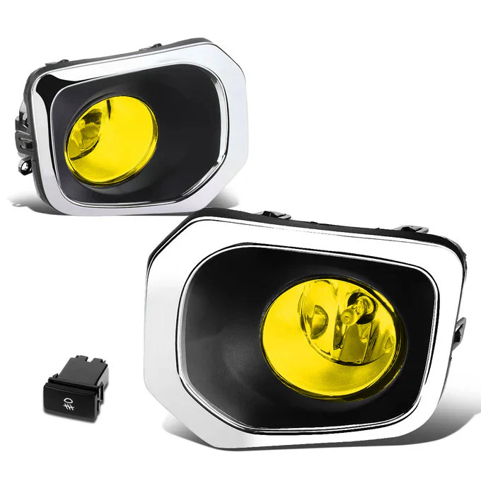 DNA Fog Lights for Toyota Tacoma (2016-2017) with Switch and Wiring Harness - Amber / Clear / Smoke Lens