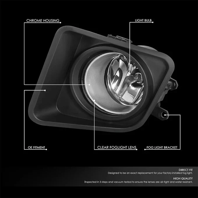 DNA Fog Lights for Toyota Tundra (2014-2021) Factory Style or LED Projector with Clear or Smoke Lens - Image 2