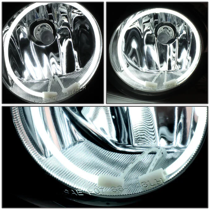 DNA Fog Lights for Scion xA (2006) with Switch and Wiring Harness - Clear or Smoke Lens - Image 2