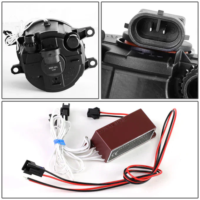 DNA Fog Lights for Scion xA (2006) with Switch and Wiring Harness - Clear or Smoke Lens - Image 4