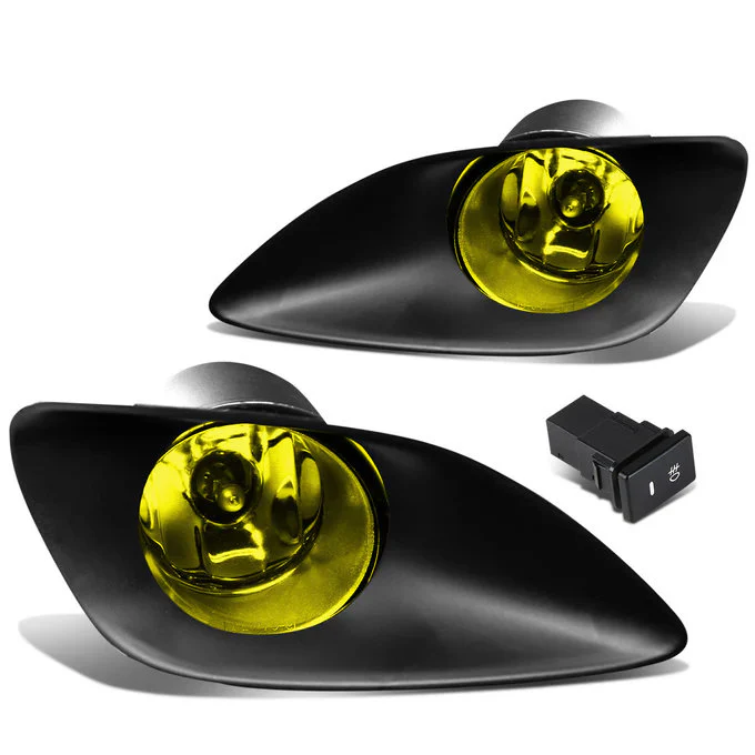 DNA Fog Lights for Toyota Yaris (2006-2011) with Switch and Wiring Harness - Amber / Clear / Smoke Lens