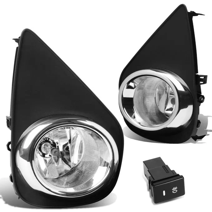 DNA Fog Lights for Toyota Yaris (2015-2016) with Switch and Wiring Harness - Amber / Clear / Smoke Lens FL-ZTL-171 - Image 2
