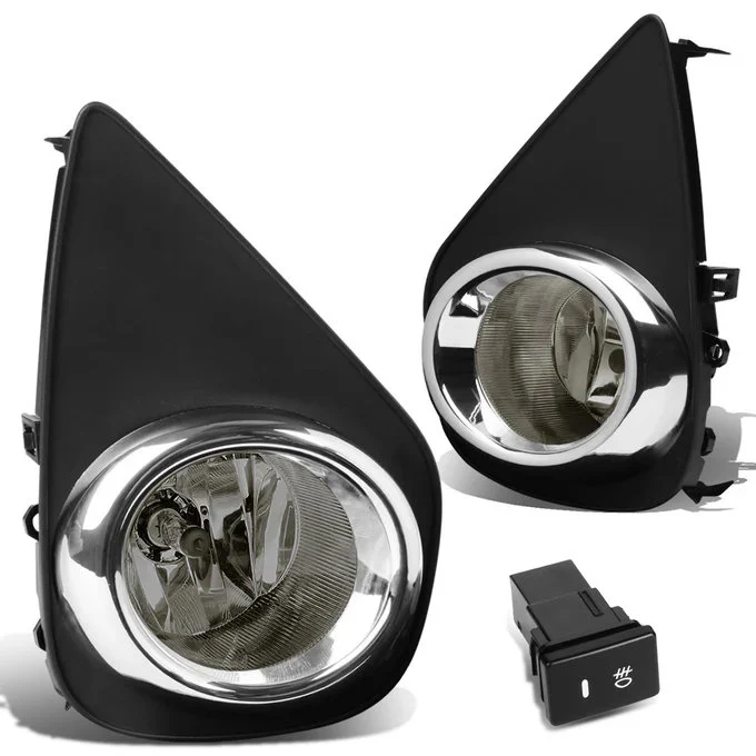 DNA Fog Lights for Toyota Yaris (2015-2016) with Switch and Wiring Harness - Amber / Clear / Smoke Lens FL-ZTL-171 - Image 3