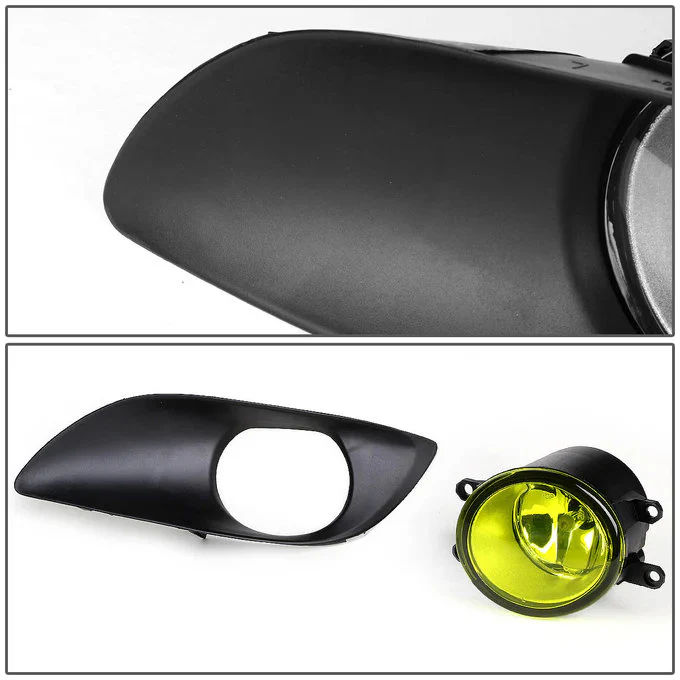 DNA Fog Lights for Toyota Yaris Hatchback (2009-2011) with Switch and Wiring Harness - Amber / Clear / Smoke Lens FL-ZTL-152 - Image 5