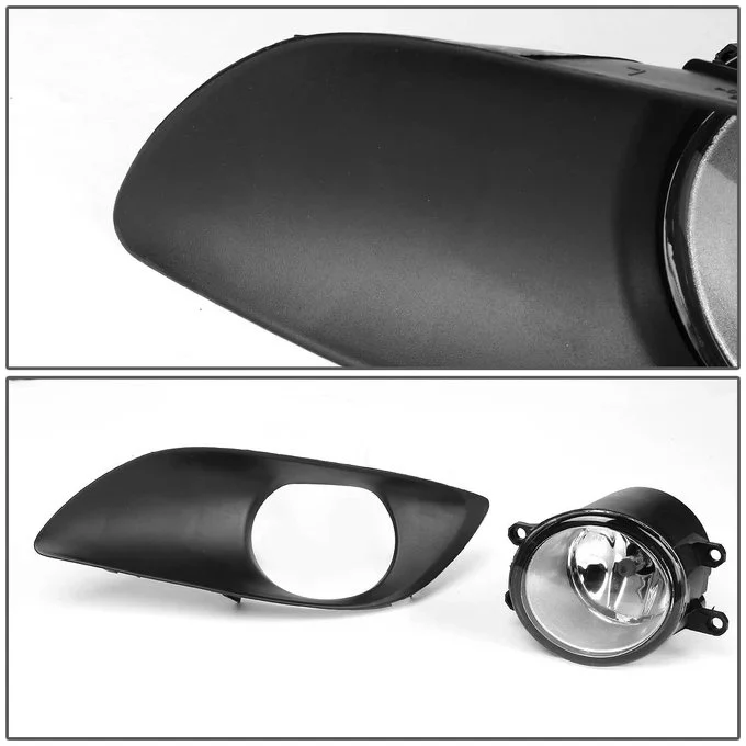 DNA Fog Lights for Toyota Yaris Hatchback (2009-2011) with Switch and Wiring Harness - Amber / Clear / Smoke Lens FL-ZTL-152 - Image 7