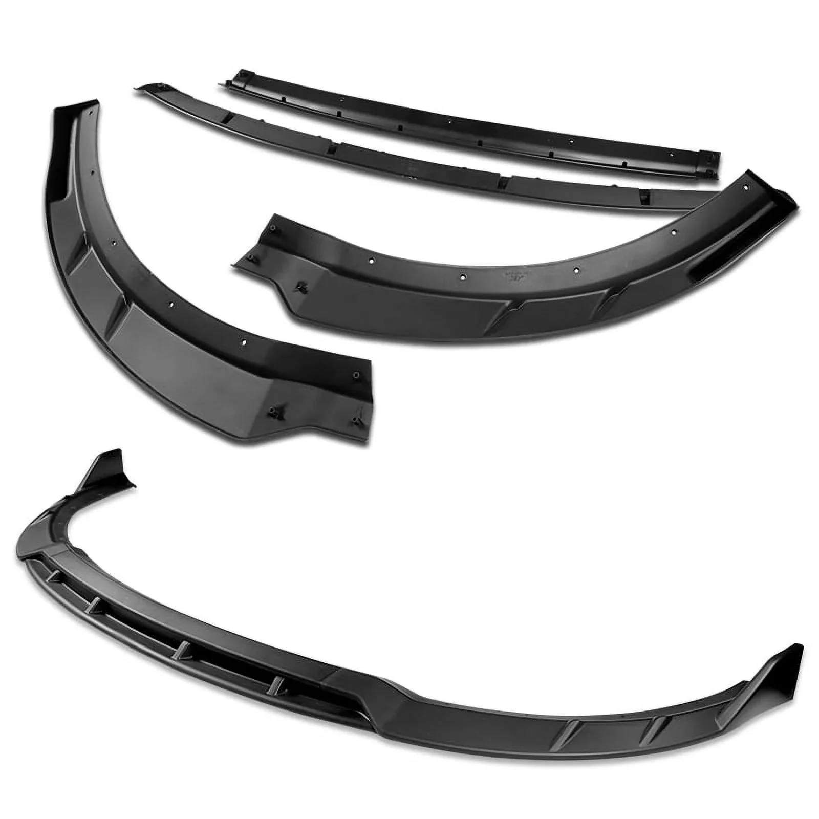 DNA Front Bumper Lip for Dodge Charger (2015-2023) 3-Piece with Gloss Black Finish