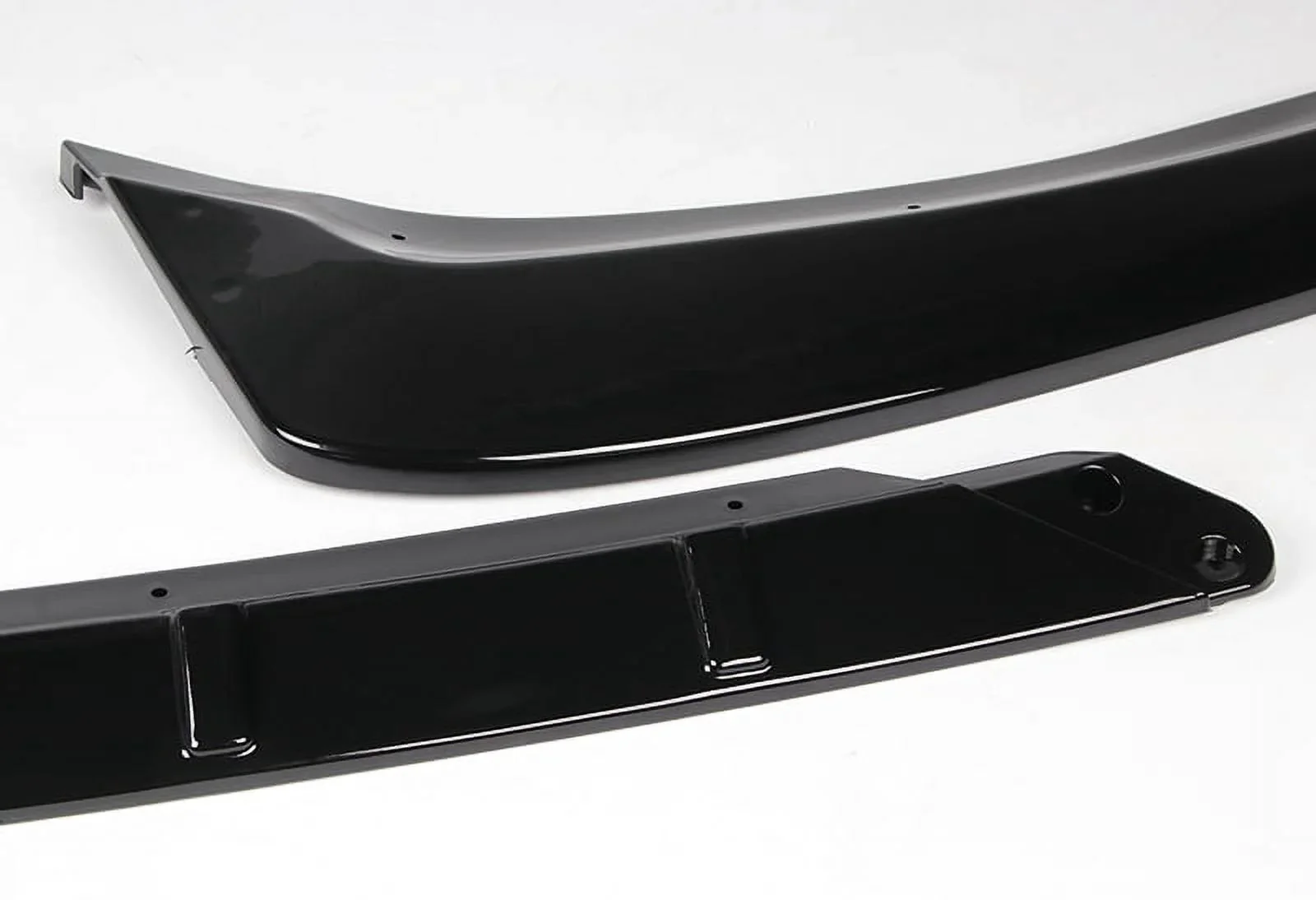 DNA Front Bumper Lip for Ford Fusion (2017-2018) 3-Piece with Matte Black Finish - Image 3