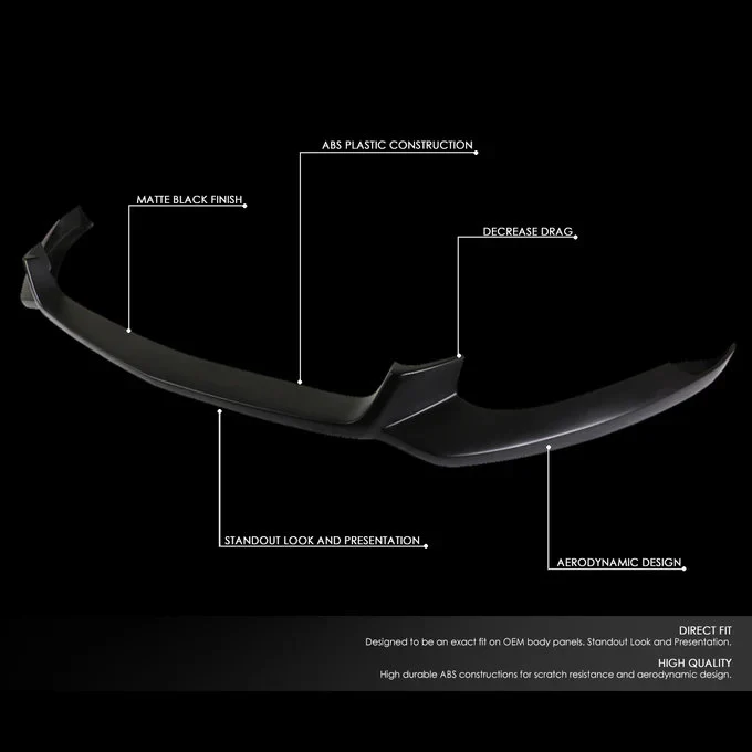 DNA Front Bumper Lip for Ford Mustang S550 (2015-2017) 3-Piece Outlaw / GT / OE / Splitter Style - Image 10