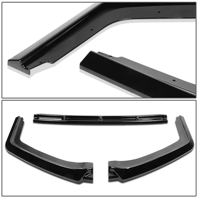 DNA Front Bumper Lip for Honda Civic (2016-2021) 3-Piece MUG Style - Gloss or Matte Black / Carbon Fiber Finish - Image 7