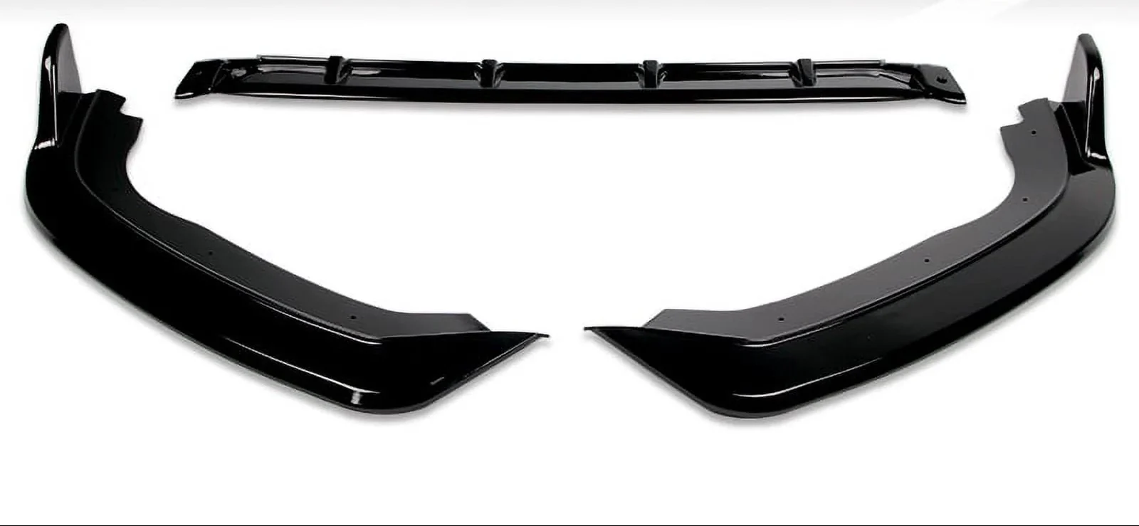 DNA Front Bumper Lip for Honda Fit (2018-2020) 3-Piece with Matte / Gloss Black / Carbon Fiber Finish - Image 4