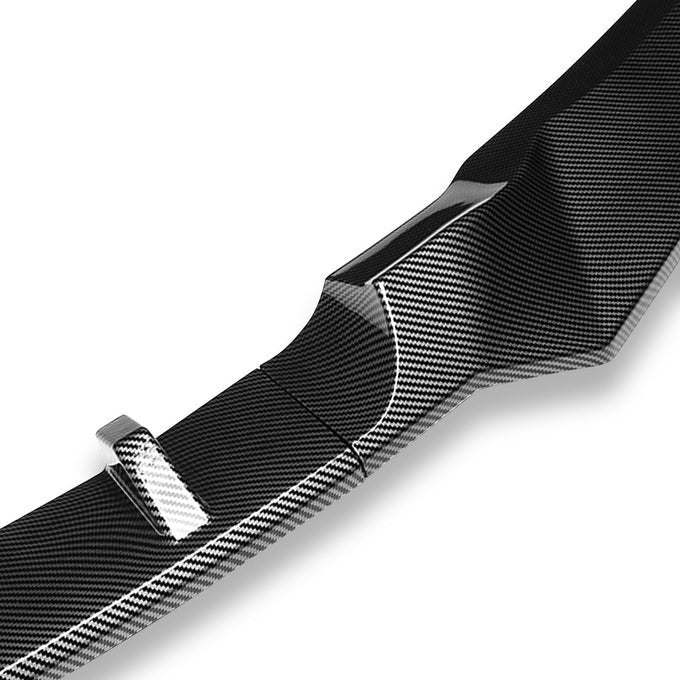 DNA Front Bumper Lip for Honda Odyssey (2018-2020) 3-Piece CK-Style with Matte / Gloss Black / Carbon Fiber Finish - Image 13