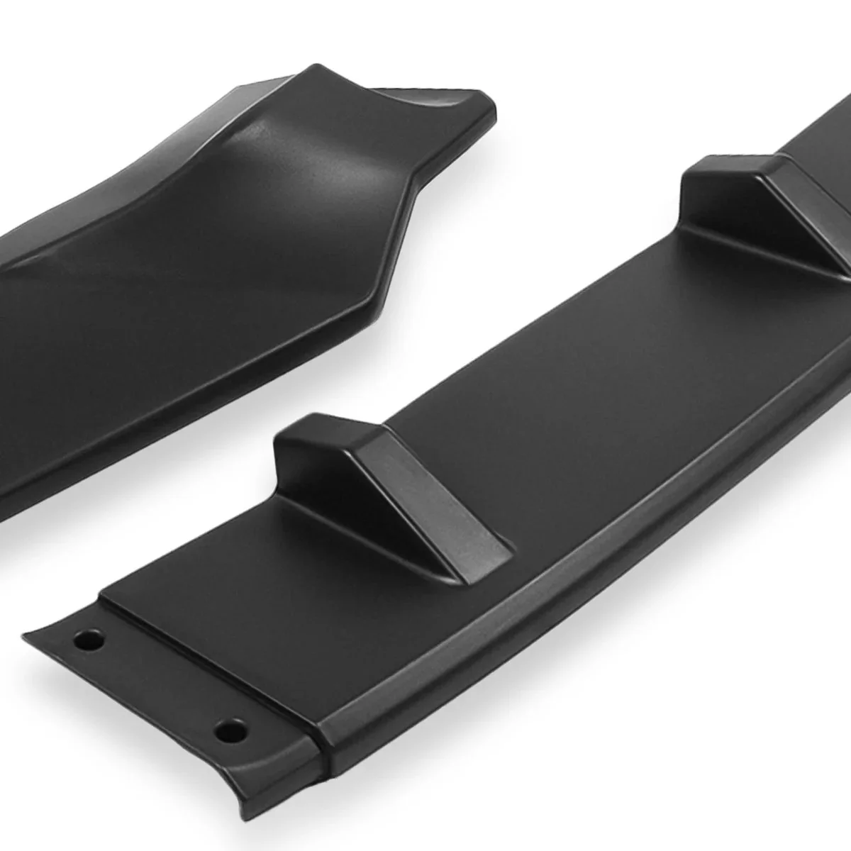 DNA Front Bumper Lip for Honda Odyssey (2018-2020) 3-Piece CK-Style with Matte / Gloss Black / Carbon Fiber Finish - Image 3