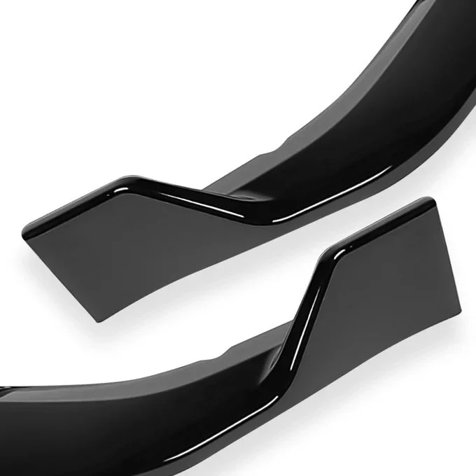 DNA Front Bumper Lip for Honda Odyssey (2018-2020) 3-Piece CK-Style with Matte / Gloss Black / Carbon Fiber Finish - Image 9