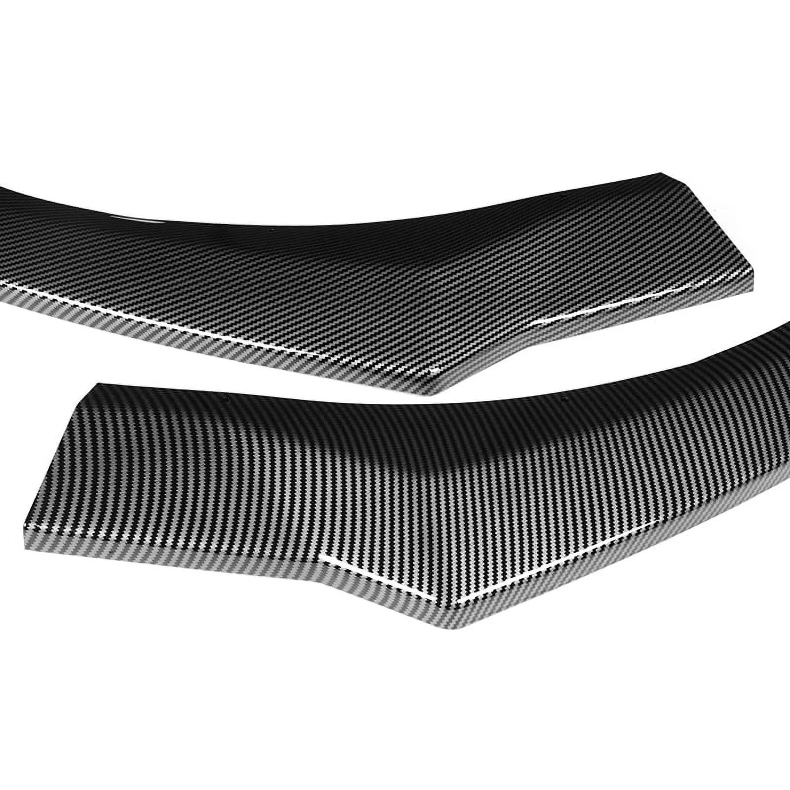 DNA Front Bumper Lip for Hyundai Elantra (2021-2023) 3-Piece with Matte / Gloss Black / Carbon Fiber Finish - Image 10