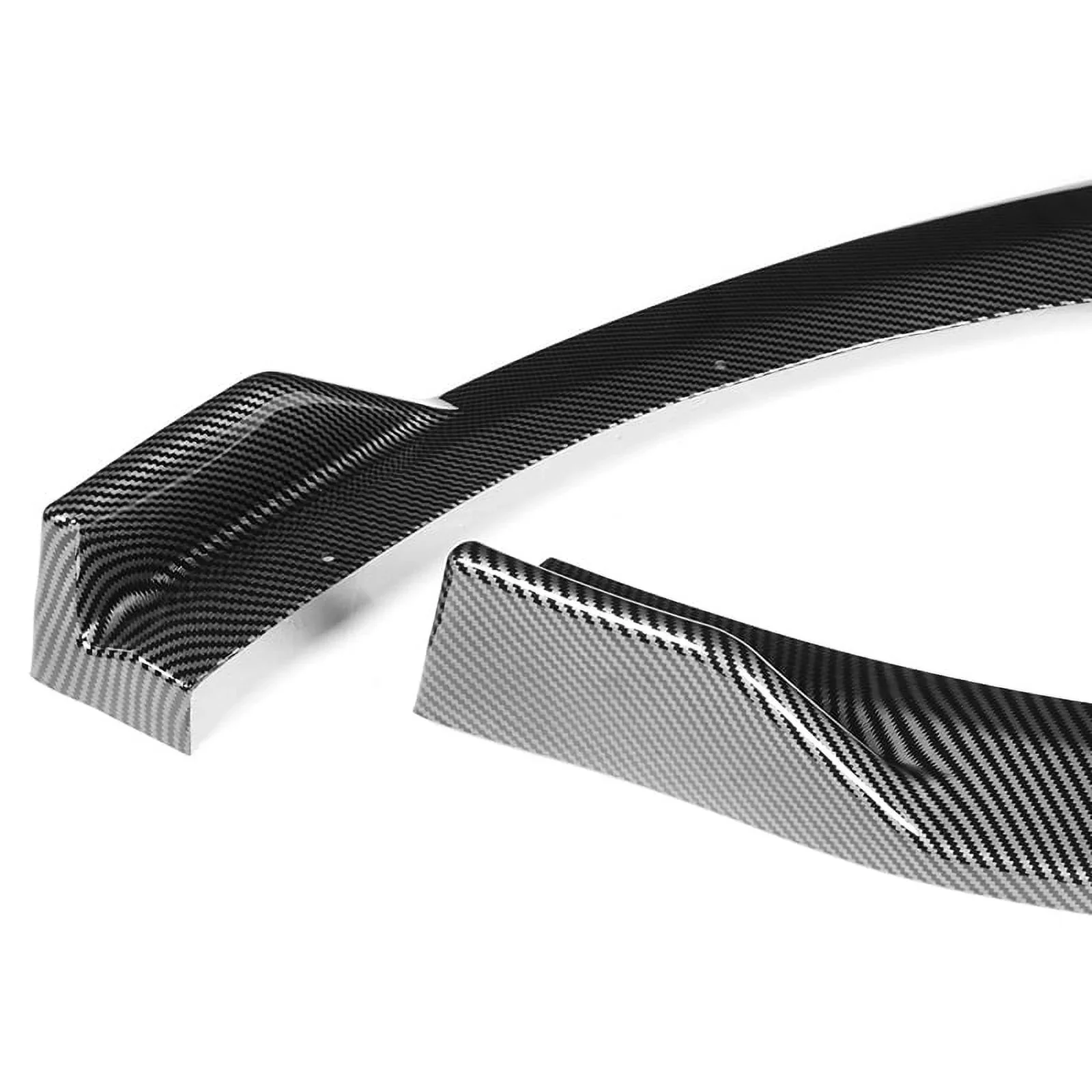 DNA Front Bumper Lip for Hyundai Elantra (2021-2023) 3-Piece with Matte / Gloss Black / Carbon Fiber Finish - Image 11