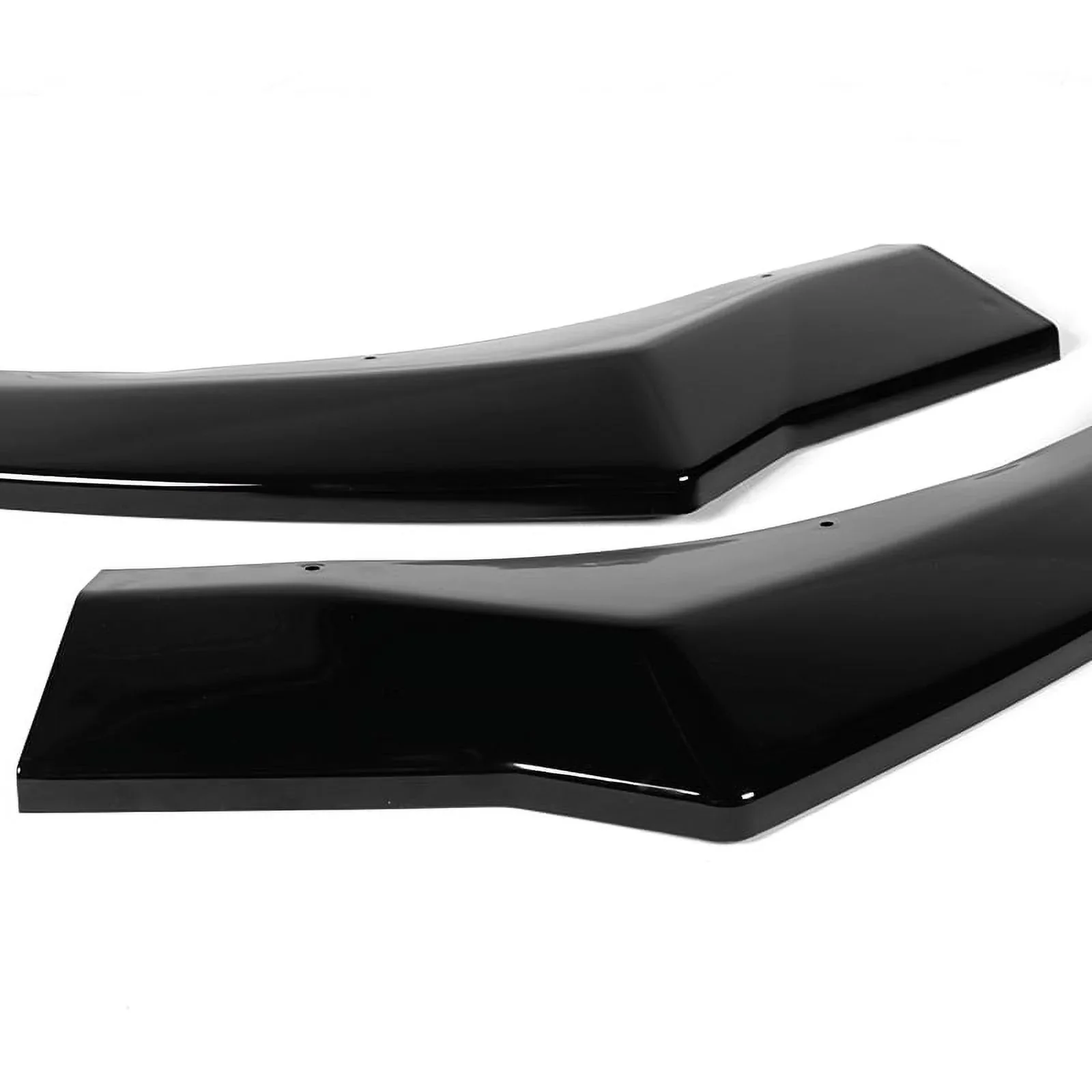 DNA Front Bumper Lip for Hyundai Elantra (2021-2023) 3-Piece with Matte / Gloss Black / Carbon Fiber Finish - Image 3
