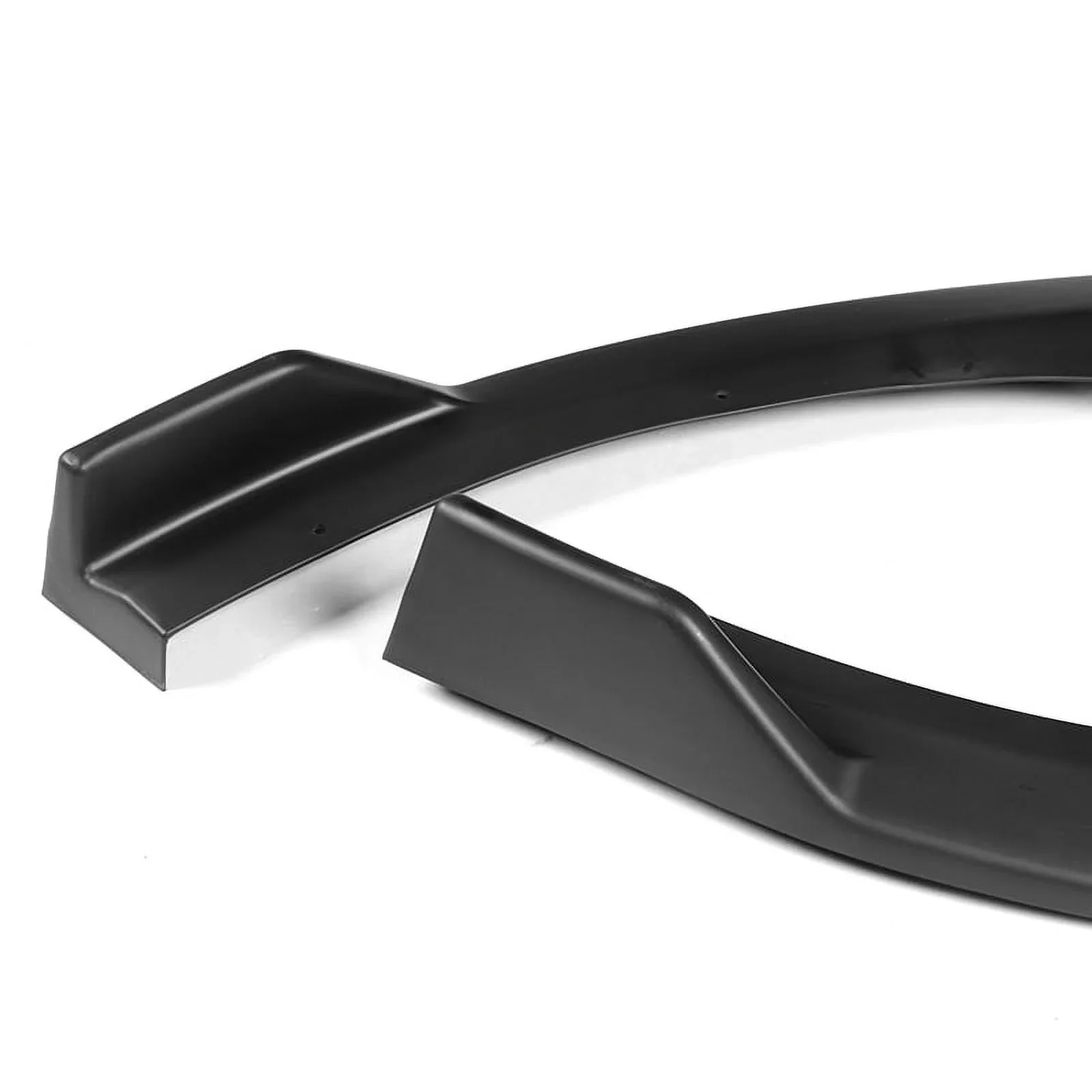 DNA Front Bumper Lip for Hyundai Elantra (2021-2023) 3-Piece with Matte / Gloss Black / Carbon Fiber Finish - Image 6