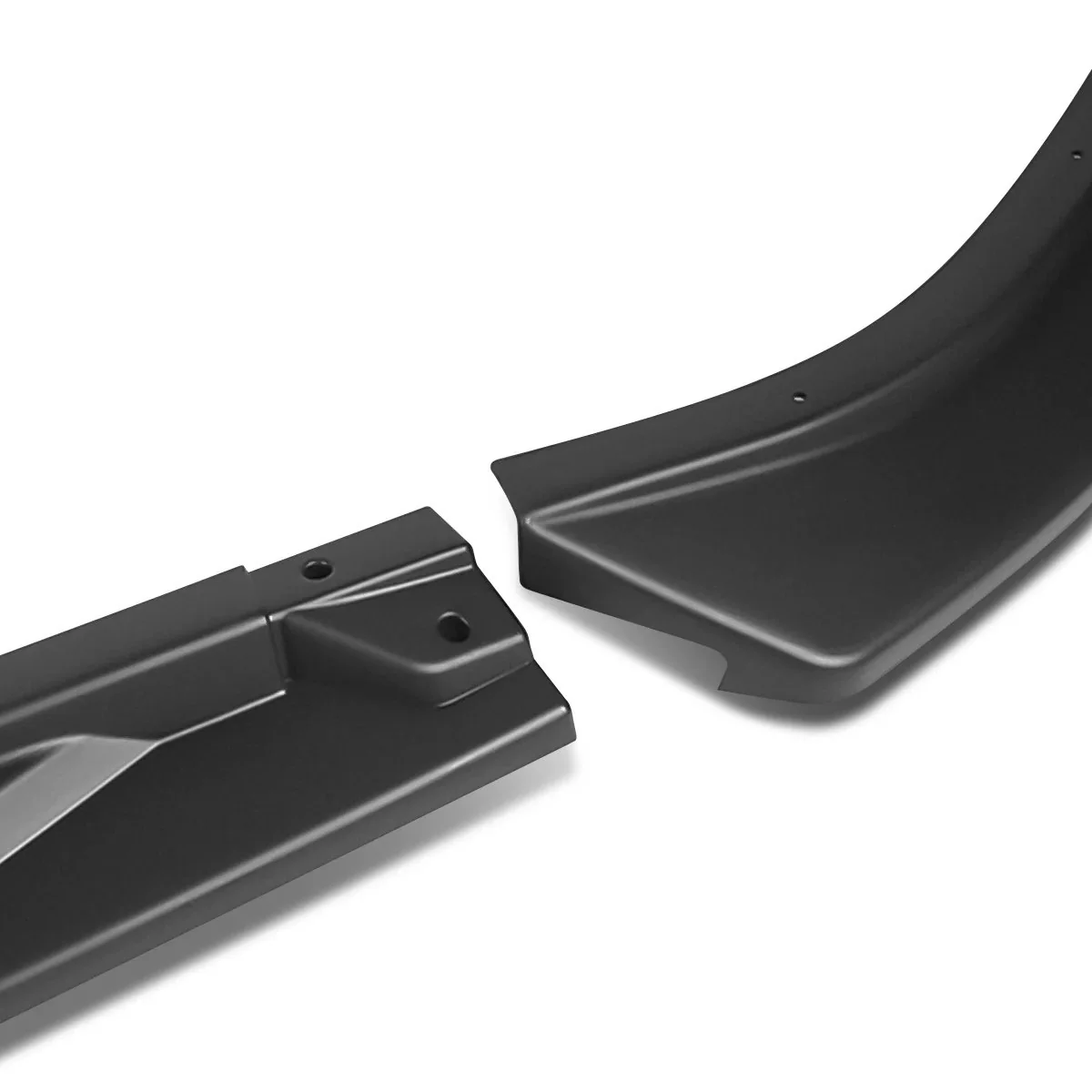 DNA Front Bumper Lip for Hyundai Sonata (2020-2022) 3-Piece with Matte Black 2-PU-538 - Image 3