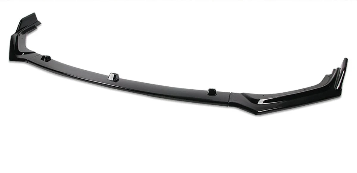 DNA Front Bumper Lip for Infiniti Q50 (2018-2022) 3-Piece with Carbon Fiber Look or Gloss Black Finish - Image 5