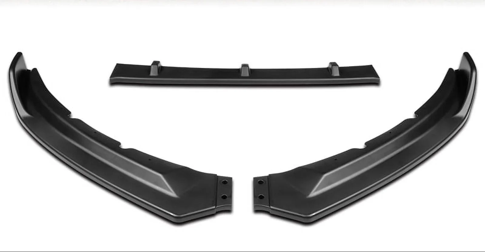 DNA Front Bumper Lip for Jaguar XE (2016-2019) 3-Piece STP Style with Matte Black or Carbon Fiber Look Finish