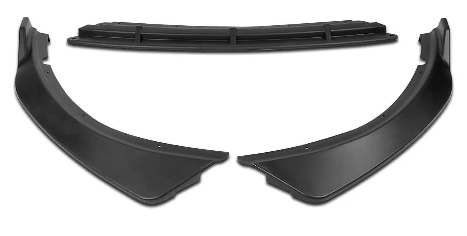 DNA Front Bumper Lip for Kia Optima (2016-2018) 3-Piece STP-Style with Matte / Gloss Black / Carbon Fiber Finish
