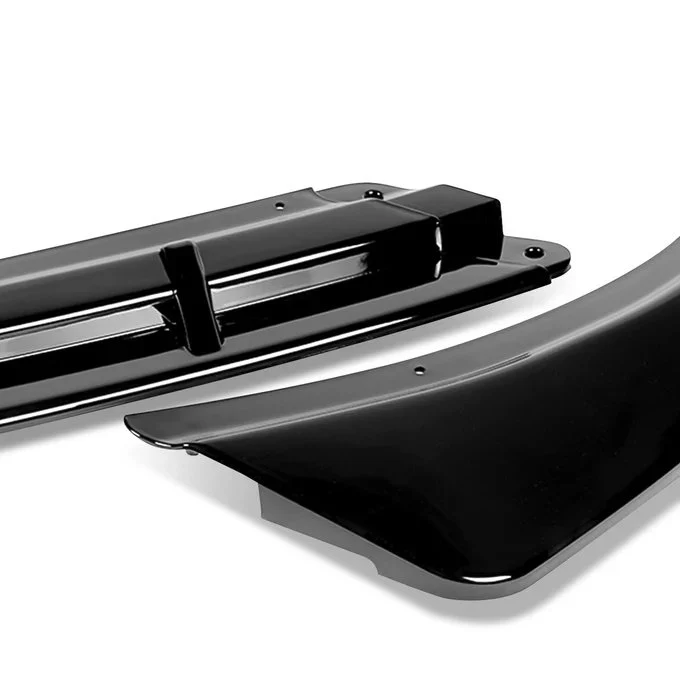 DNA Front Bumper Lip for Kia Optima (2016-2018) 3-Piece STP-Style with Matte / Gloss Black / Carbon Fiber Finish - Image 20