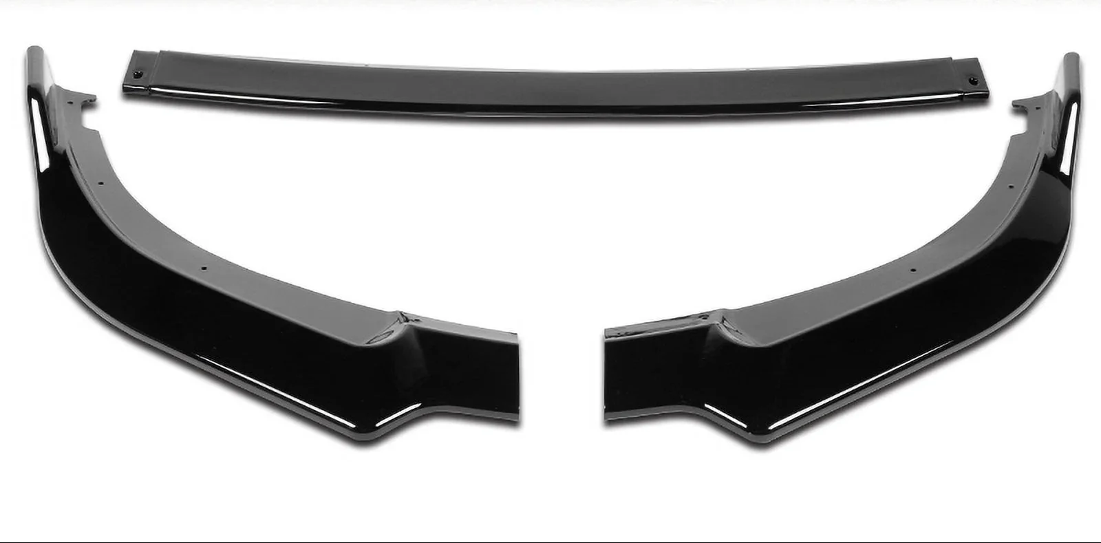 DNA Front Bumper Lip for Kia Stinger (2018-2022) 3-Piece CK-Style with Gloss Black Finish