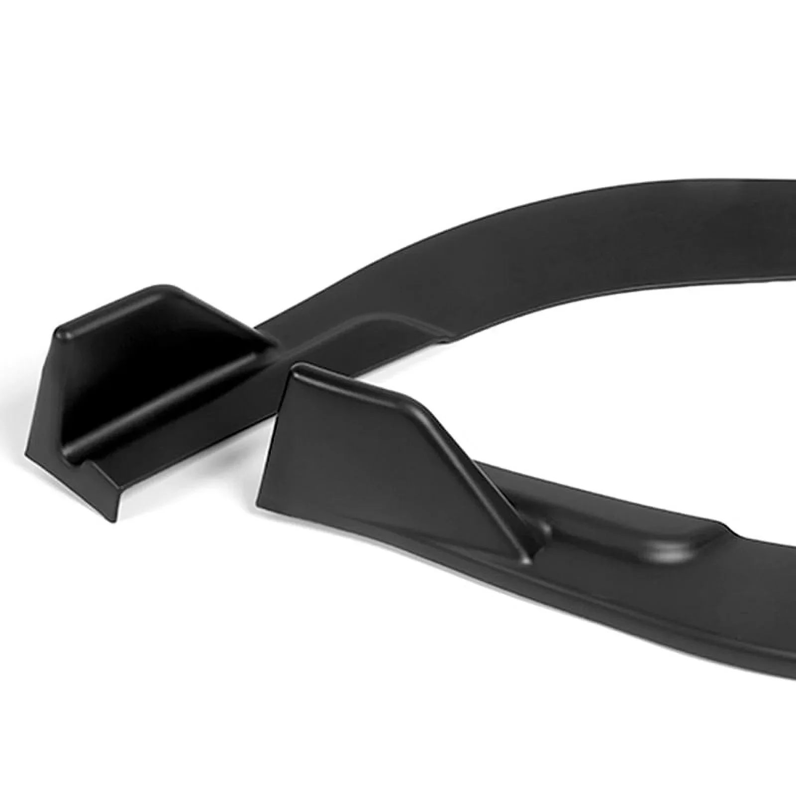 DNA Front Bumper Lip for Lexus ES350 / ES300H (2016-2018) 3-Piece Sport Style with Matte / Gloss Black / Carbon Fiber - Image 5