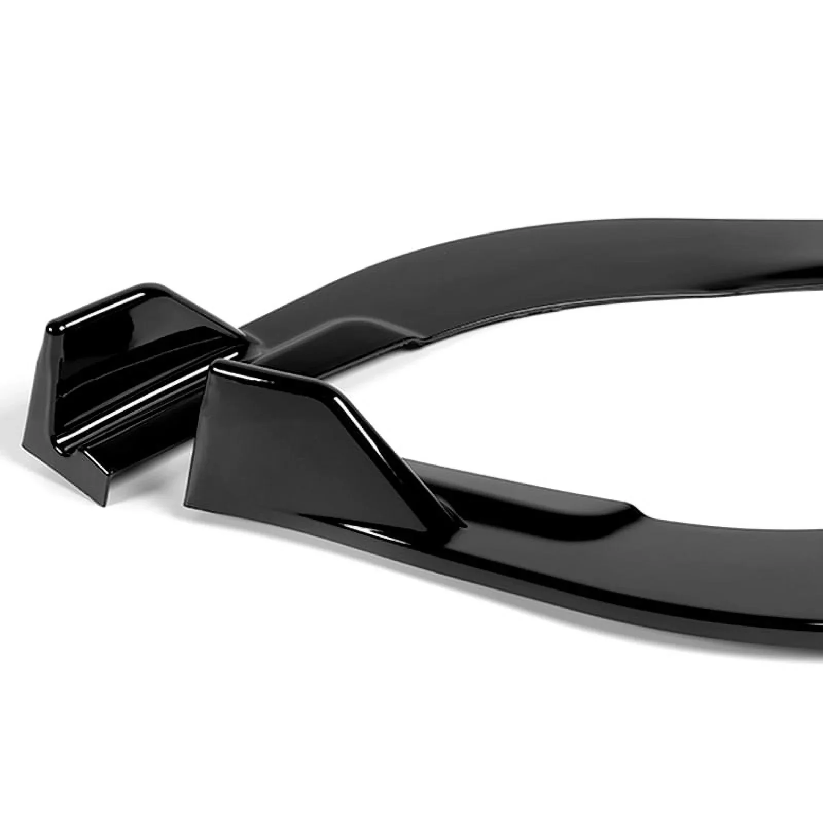 DNA Front Bumper Lip for Lexus ES350 / ES300H (2016-2018) 3-Piece Sport Style with Matte / Gloss Black / Carbon Fiber - Image 6